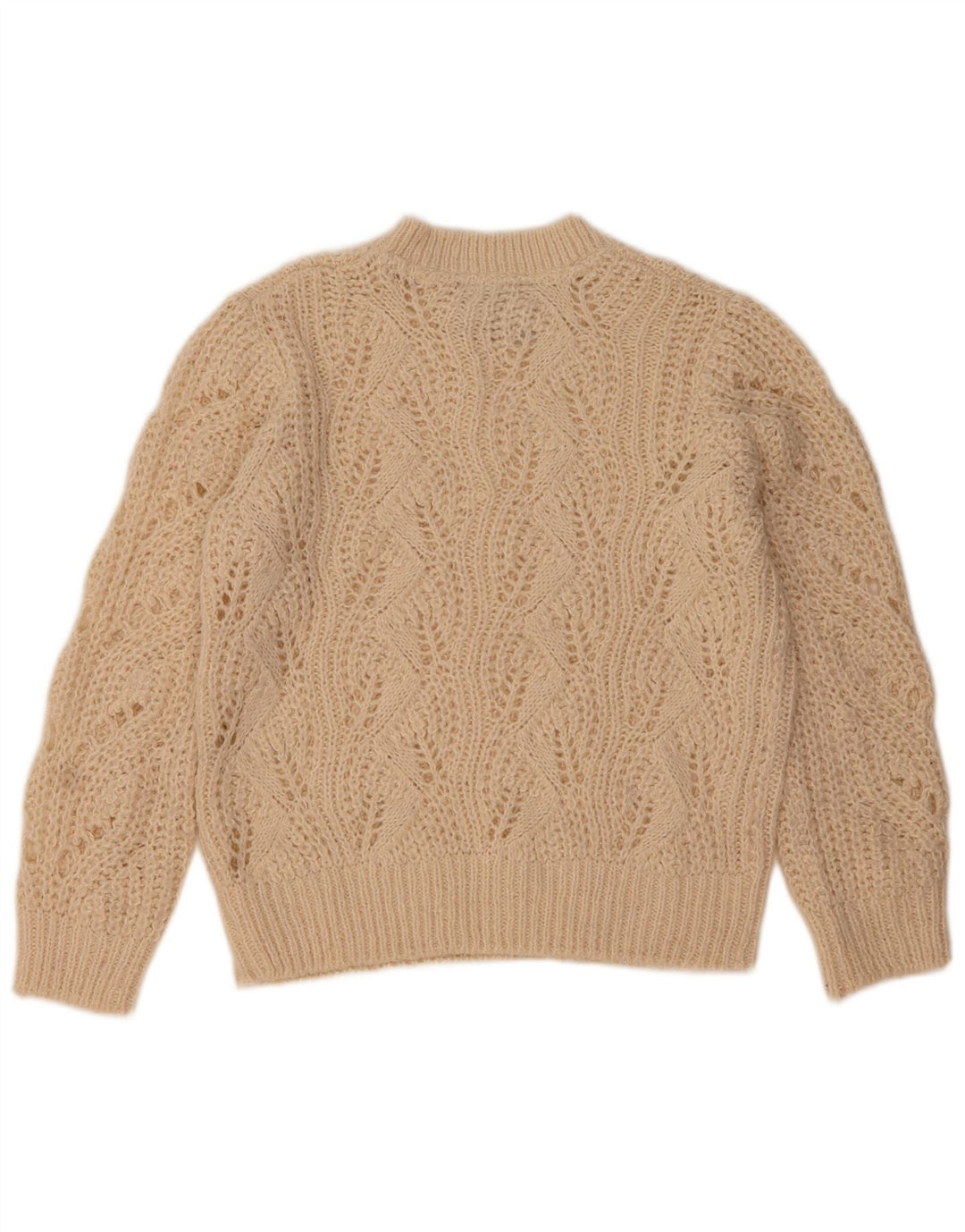 Maglione maglione girocollo da donna Richmond UK 16 grande beige