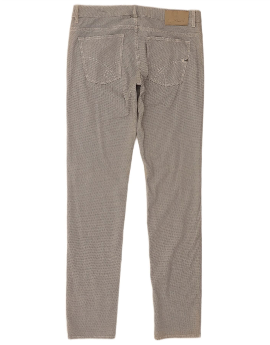 Pantaloni Casual Slim Uomo Gas W34 L34 Lyocell Grigio