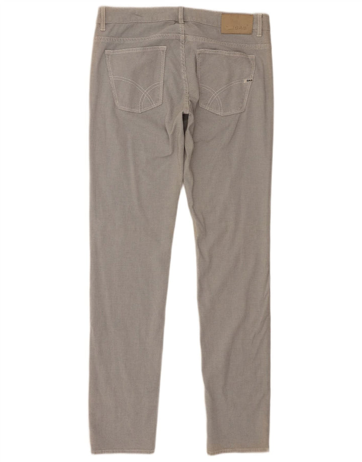Pantaloni Casual Slim Uomo Gas W34 L34 Lyocell Grigio