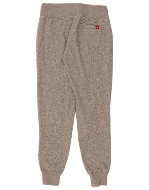 New Balance Pantaloni da tuta da uomo con grafica Joggers piccoli in cotone grigio
