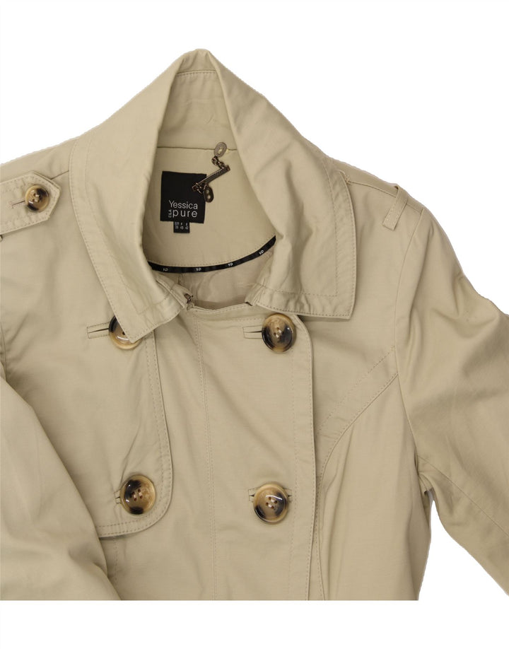 C&A Womens Trench Coat EU 38 Medium Beige Cotton Vintage C&A and Second-Hand C&A from Messina Hembry 