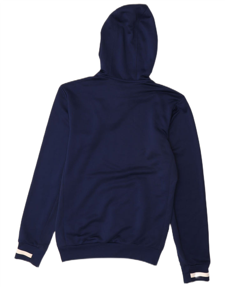 Felpa con cappuccio da uomo Adidas Great Britain XS in poliestere blu navy