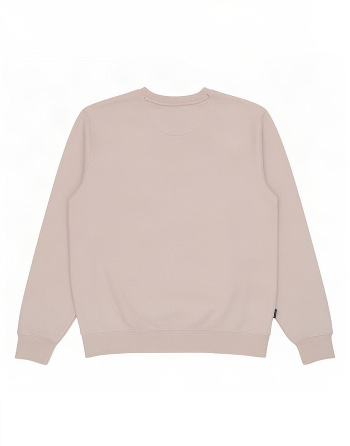 Felpa grafica da uomo Calvin Klein, maglione, cotone bianco medio