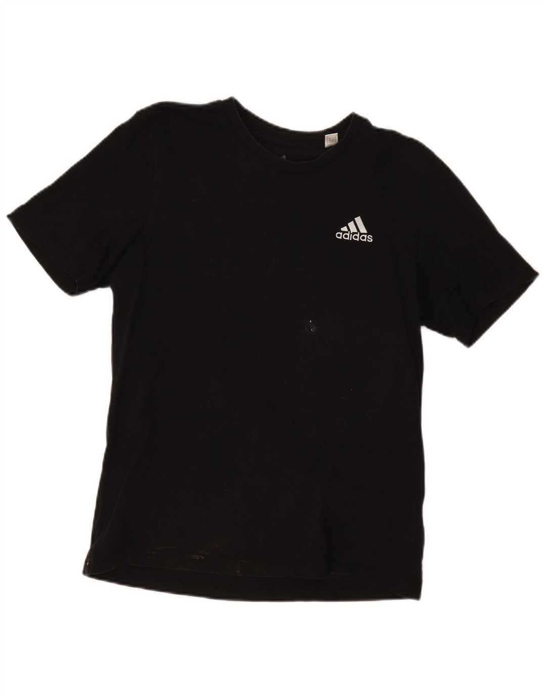 T-shirt Adidas da uomo Top Small in cotone nero