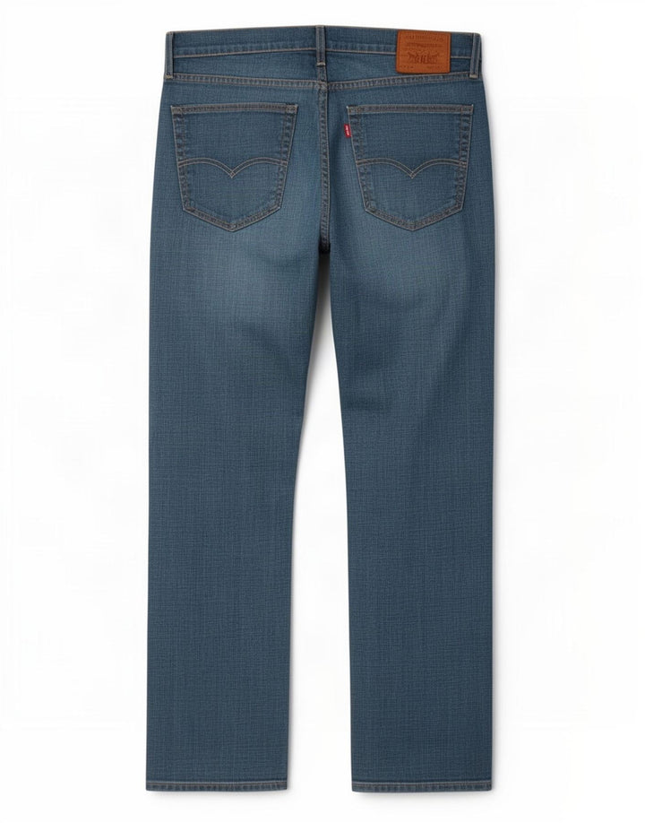 Levi's Uomo 527 Jeans Bootcut W36 L30 Cotone Blu