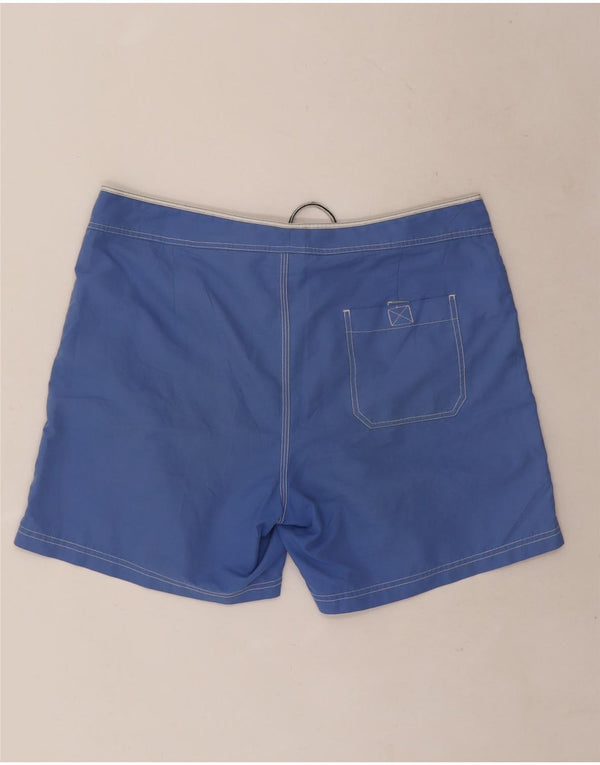 Pantaloncini da bagno da uomo Lotto Large blu color block