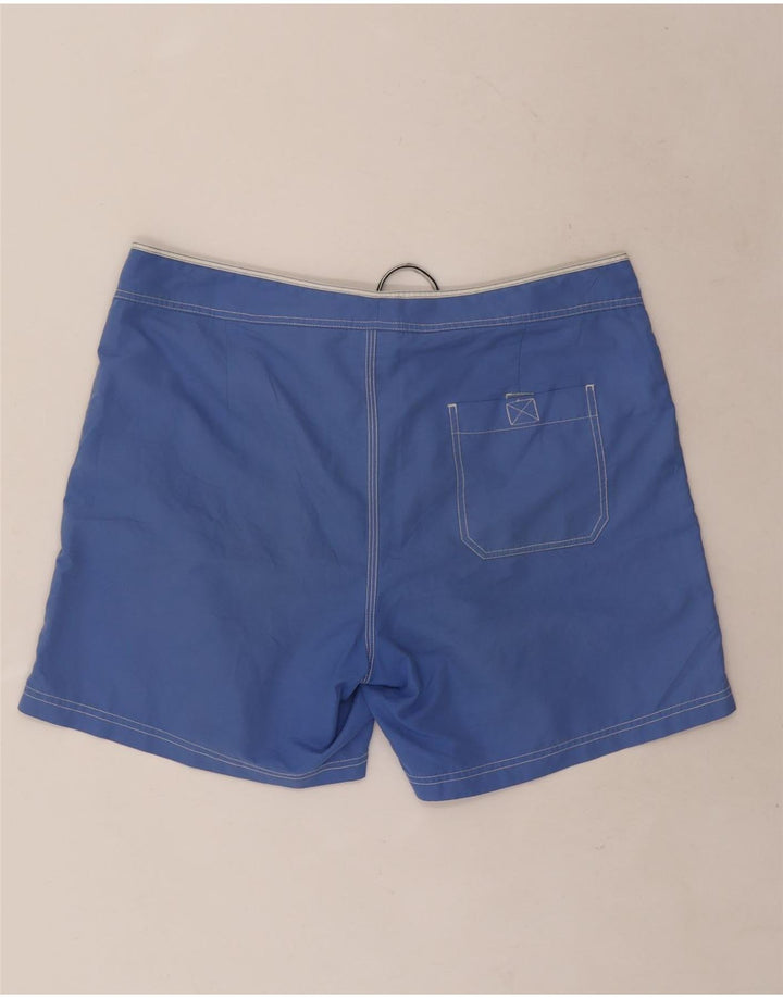 Pantaloncini da bagno da uomo Lotto Large blu color block