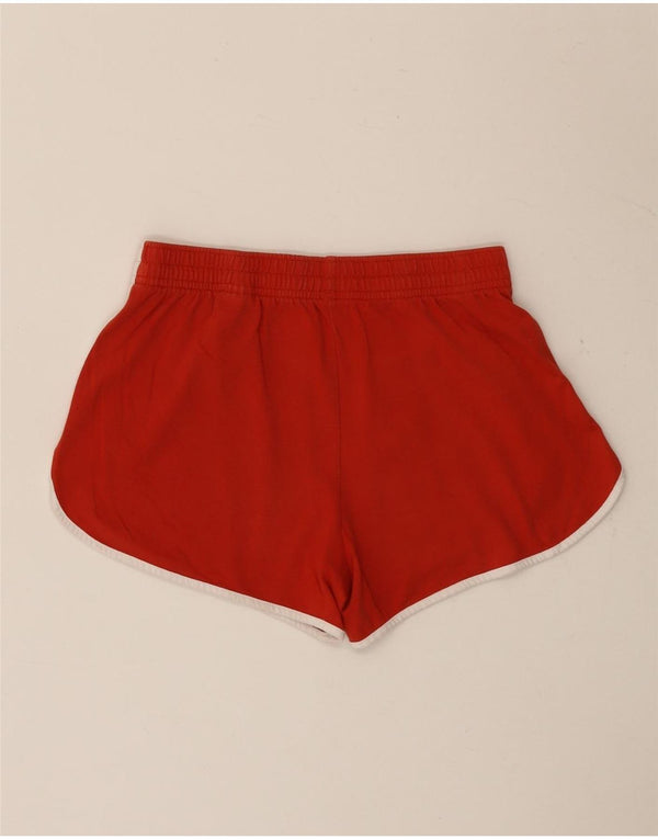 Pantaloncini sportivi Reebok da donna UK 4/6 XS rosso cotone