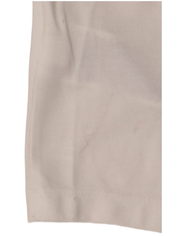 T-shirt grafica da uomo Nike Top piccola in poliestere bianco