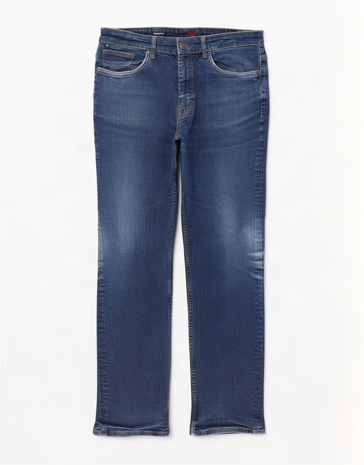 Crew Clothing Jeans dritti da uomo W36 L30 Cotone blu