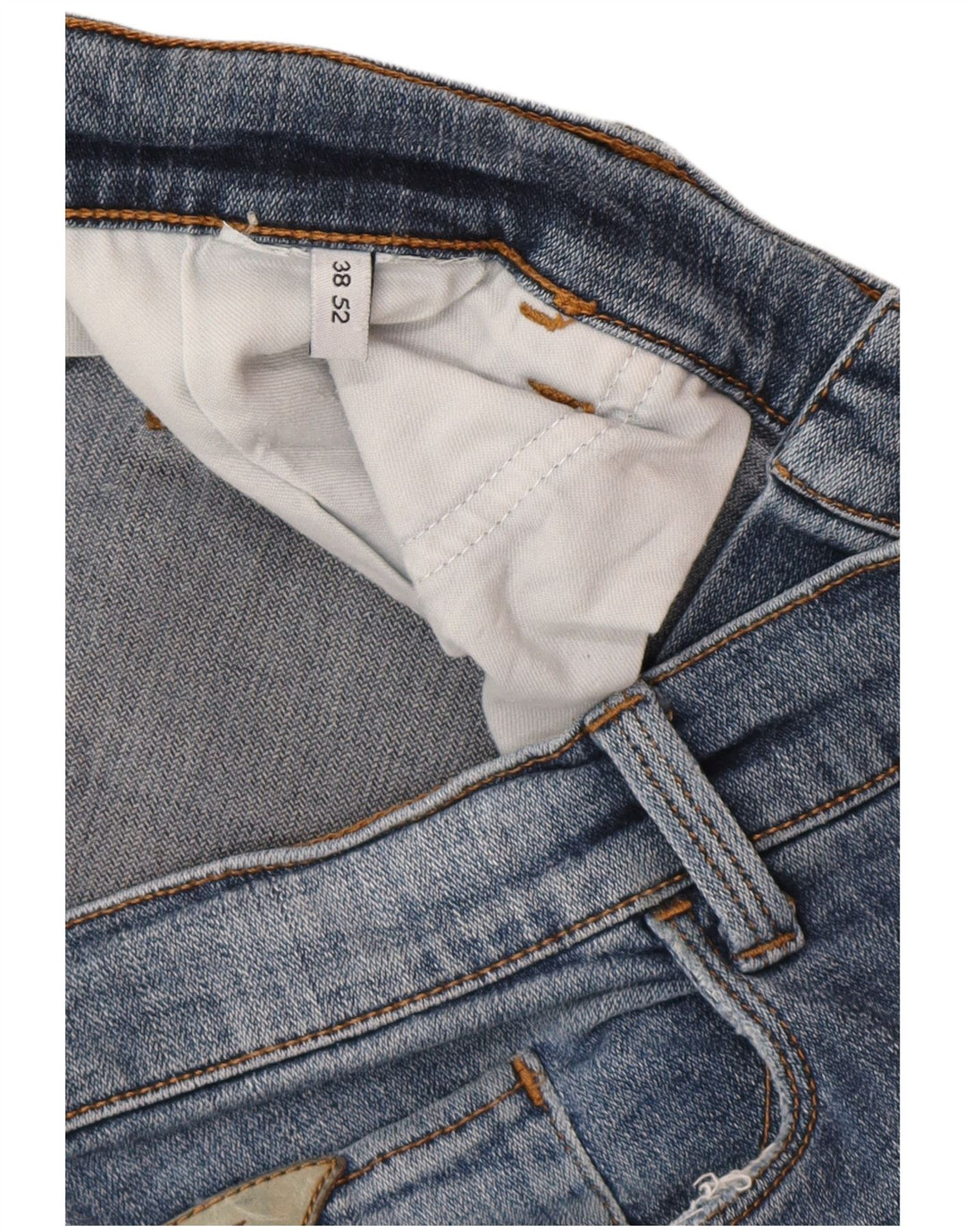 Jeans Dritti Uomo TRUSSARDI IT 52 XL W38 L32 Blu