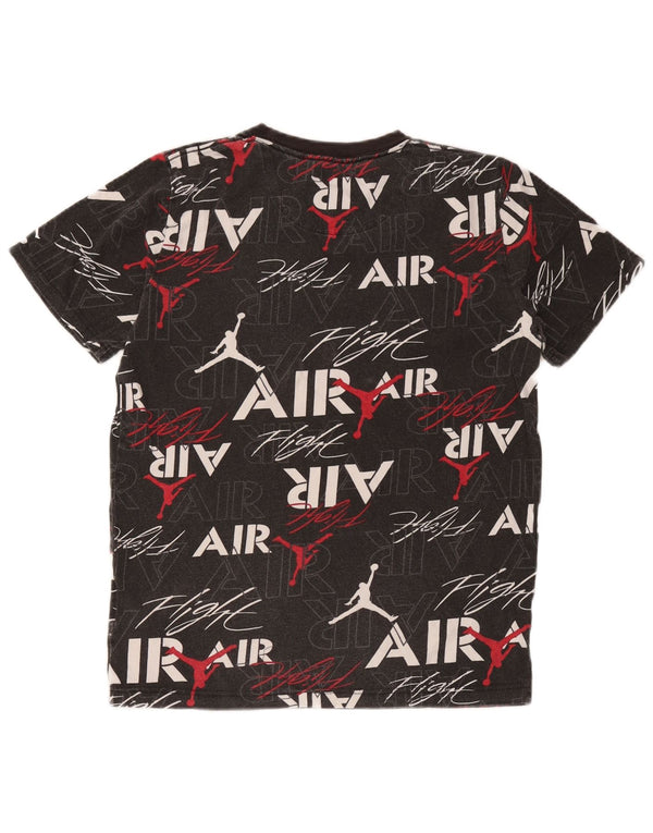 T-shirt grafica Jordan da ragazzo, 13-14 anni, XL, cotone nero
