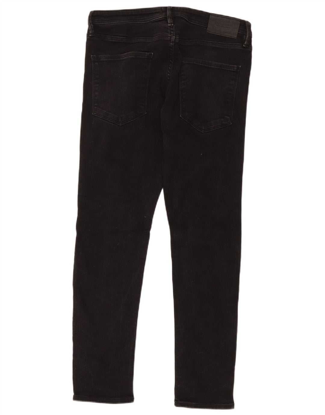 Jack & Jones Uomo GLENN Slim Jeans W32 L30 Cotone Nero