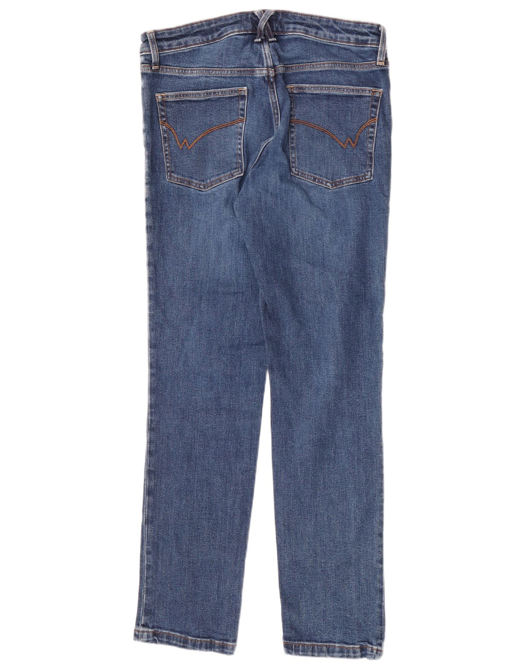 Jeans dritti da donna White Stuff UK 12 Medio W30 L30 Cotone blu