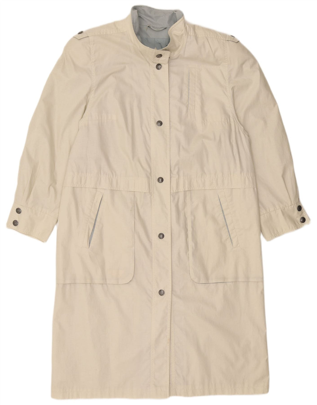Trench oversize vintage da donna UK 18 XL Beige
