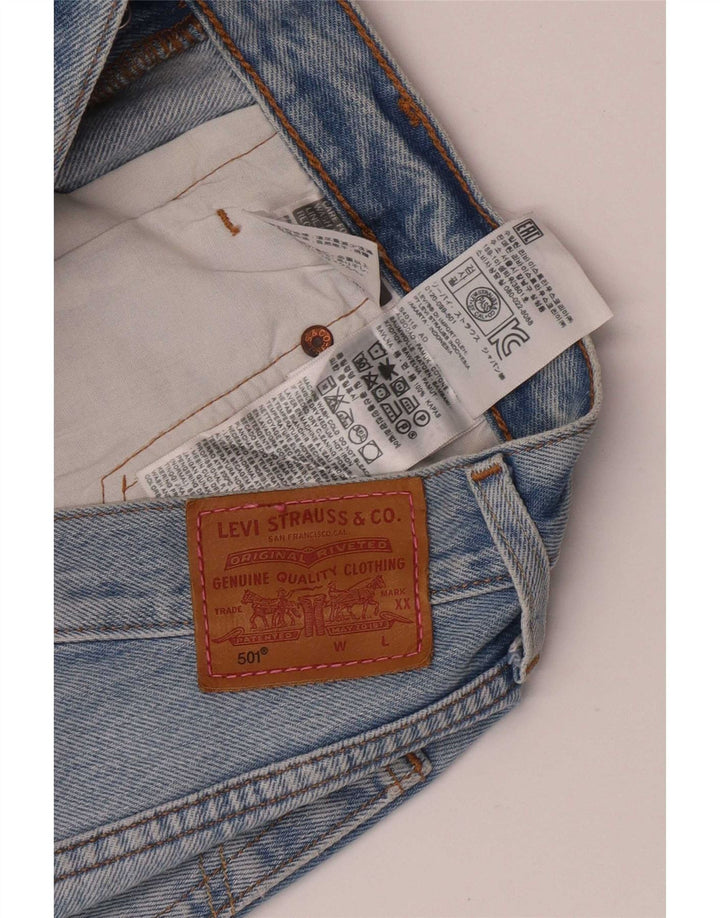 Pantaloni caldi in denim Levi's 501 da donna W25 piccoli in cotone blu