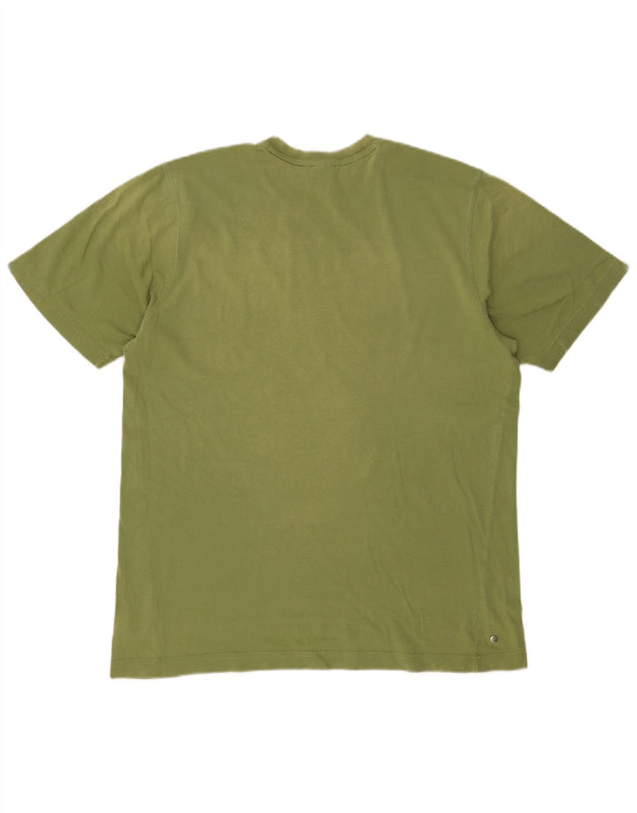 T-shirt Reebok da uomo Top verde medio in cotone