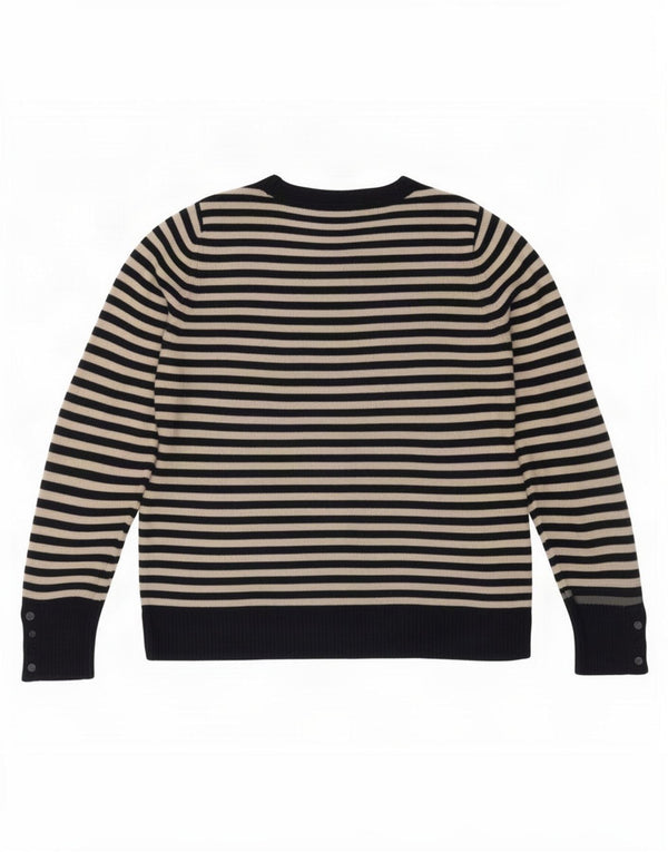 Maglione maglione girocollo da donna Marks & Spencer UK 14 grande blu navy