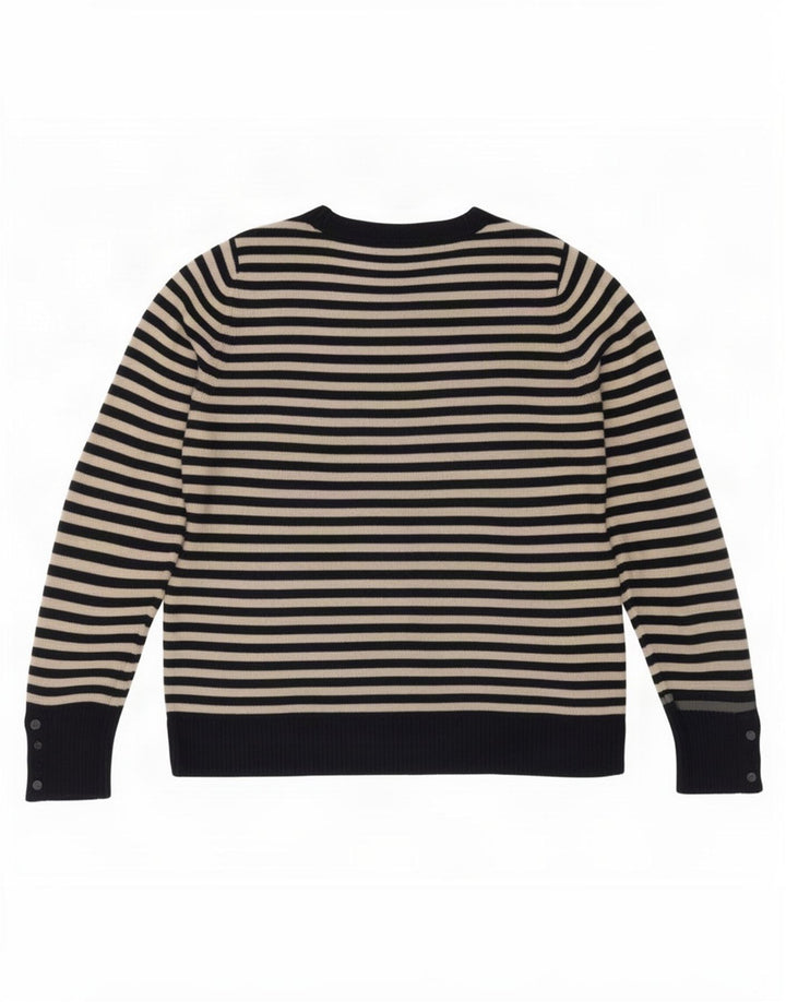 Maglione maglione girocollo da donna Marks & Spencer UK 14 grande blu navy