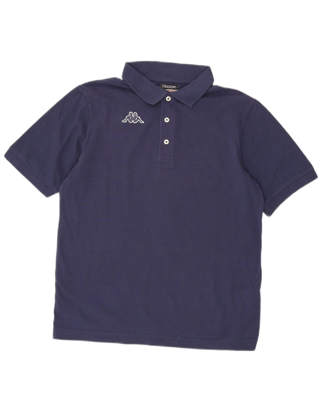 Polo Kappa Uomo Small Blu Navy in cotone