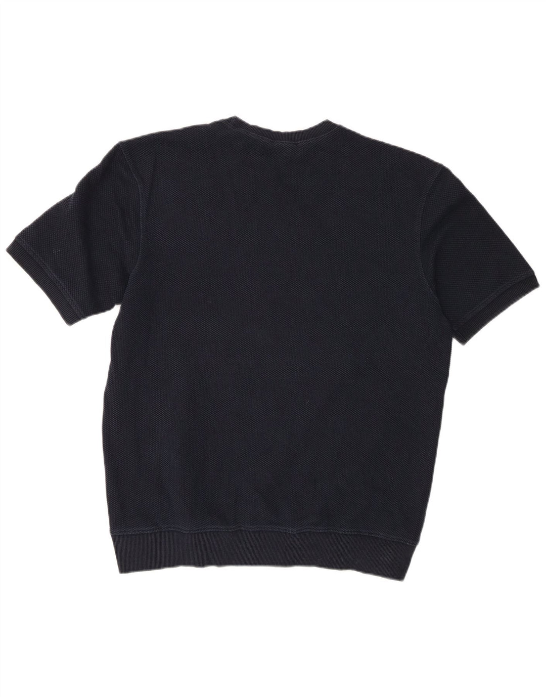 T-shirt da uomo Zara Top Large in cotone blu navy