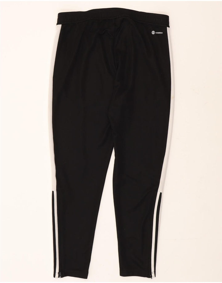 Pantaloni da tuta Adidas Aeroready da uomo, grandi, in poliestere color block nero