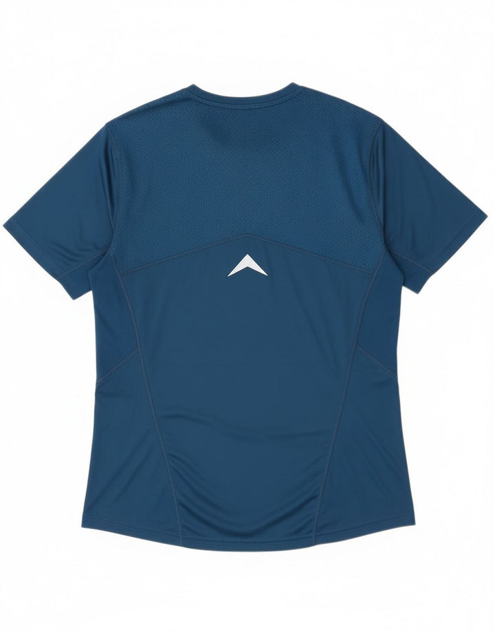 T-shirt grafica da uomo Puma Top in poliestere geometrico blu medio