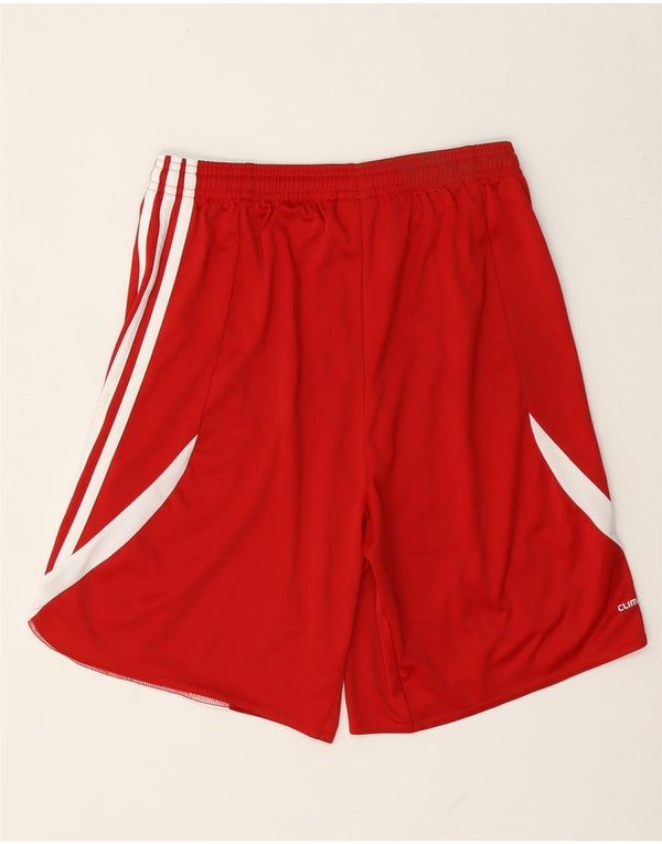 Pantaloncini sportivi Adidas Climacool da donna UK 6 XS Rosso Colourblock Poliestere