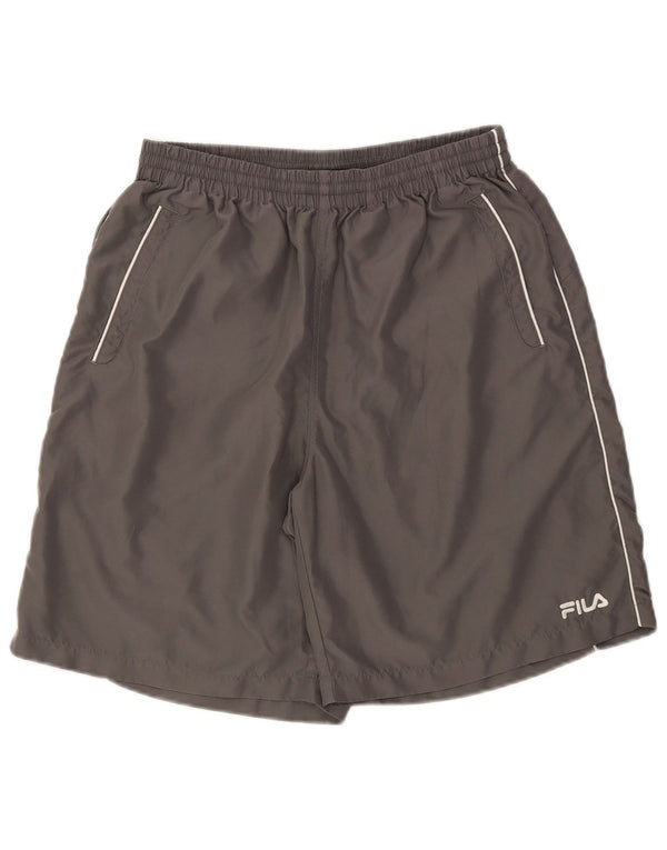 Pantaloncini sportivi da uomo Fila XL poliestere grigio