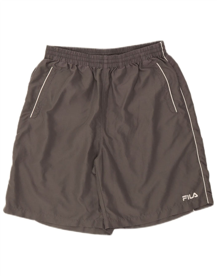 Pantaloncini sportivi da uomo Fila XL poliestere grigio