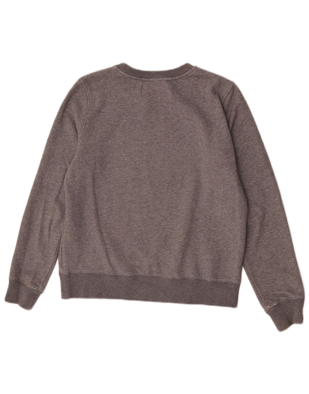 Felpa grafica da donna Calvin Klein Jeans Jumper UK 14 Grigio medio