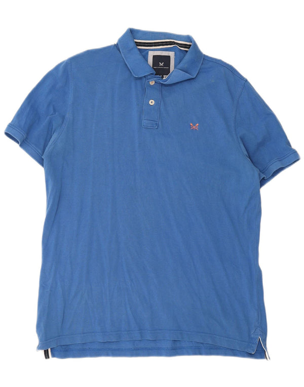 Crew Clothing Polo da uomo grande in cotone blu