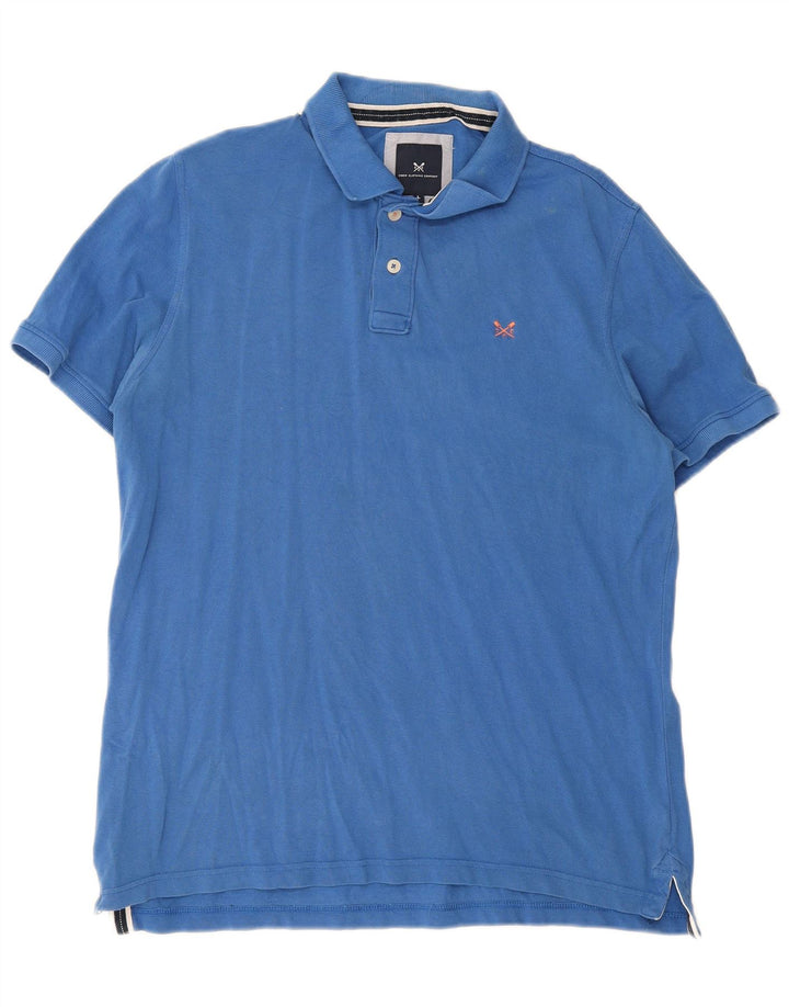 Crew Clothing Polo da uomo grande in cotone blu