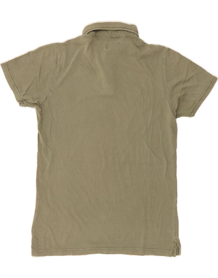 KAPPA Mens Polo Shirt Medium Khaki Vintage Kappa and Second-Hand Kappa from Messina Hembry 