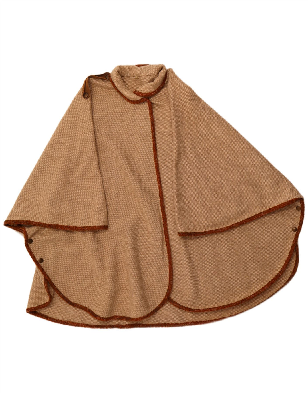 Cappotto poncho da donna VINTAGE taglia unica marrone
