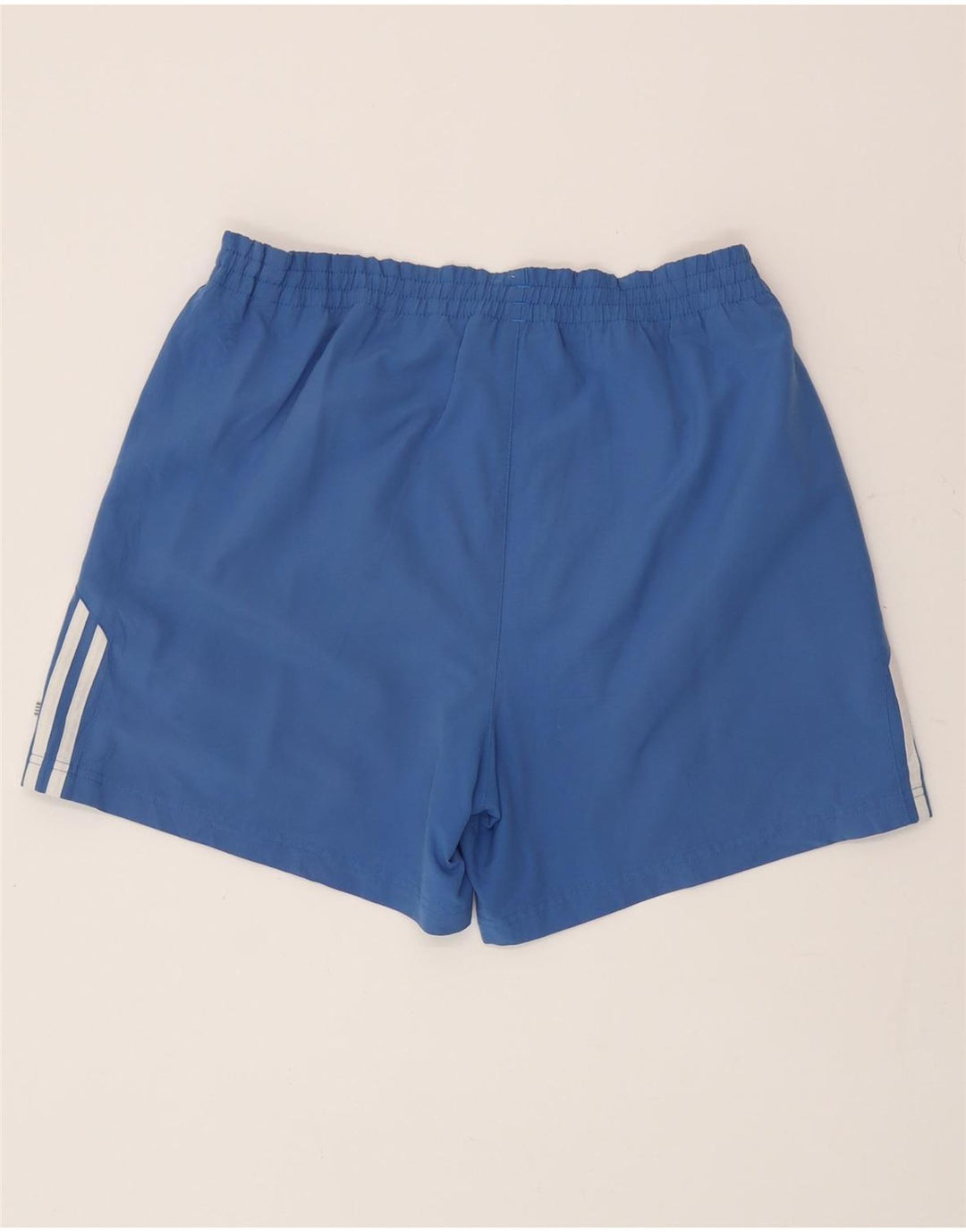 Pantaloncini sportivi da uomo Adidas in poliestere blu medio