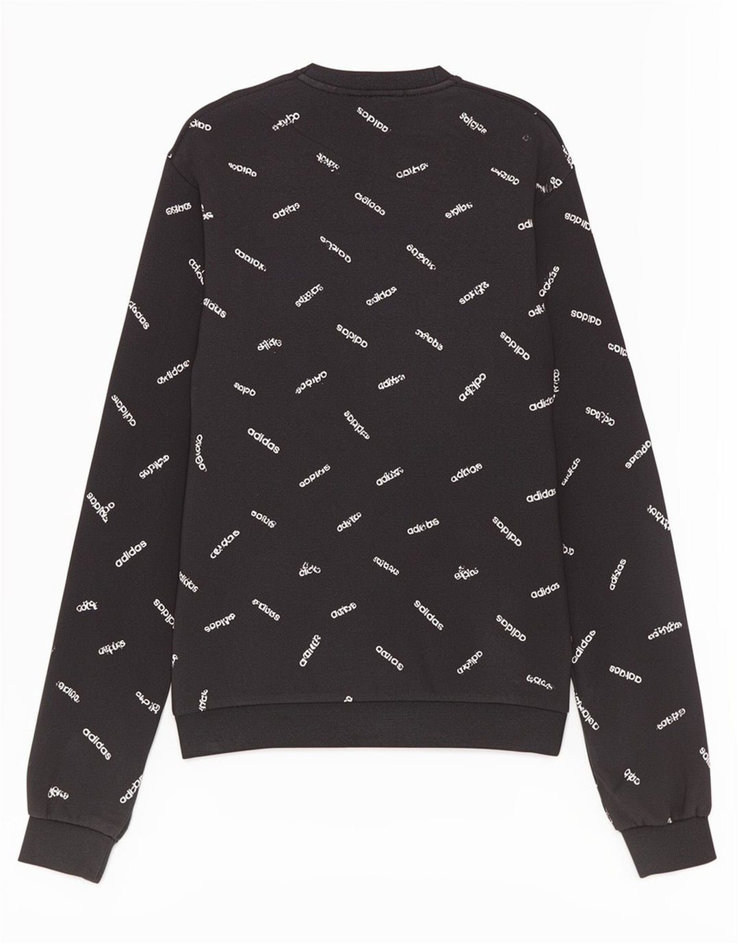 Felpa grafica da uomo Adidas Felpa media in cotone nero