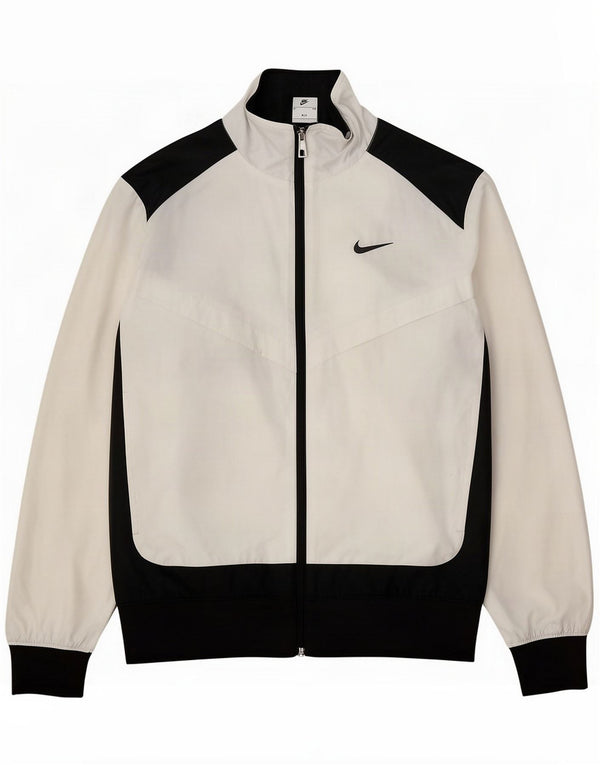 Giacca da tuta da uomo Nike Small White Colourblock Poliestere