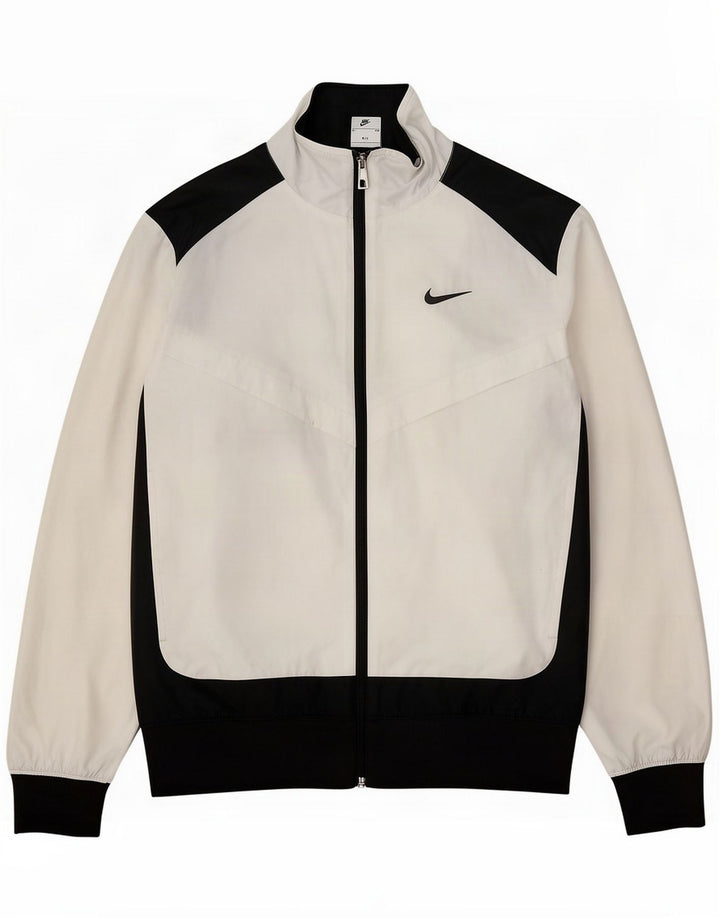 Giacca da tuta da uomo Nike Small White Colourblock Poliestere