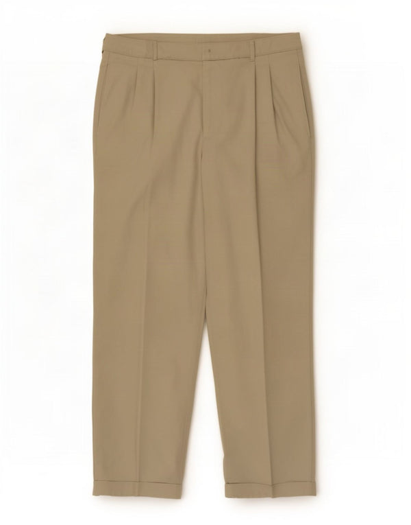 Pantaloni chino con pegging da uomo Farah W34 L28 Beige