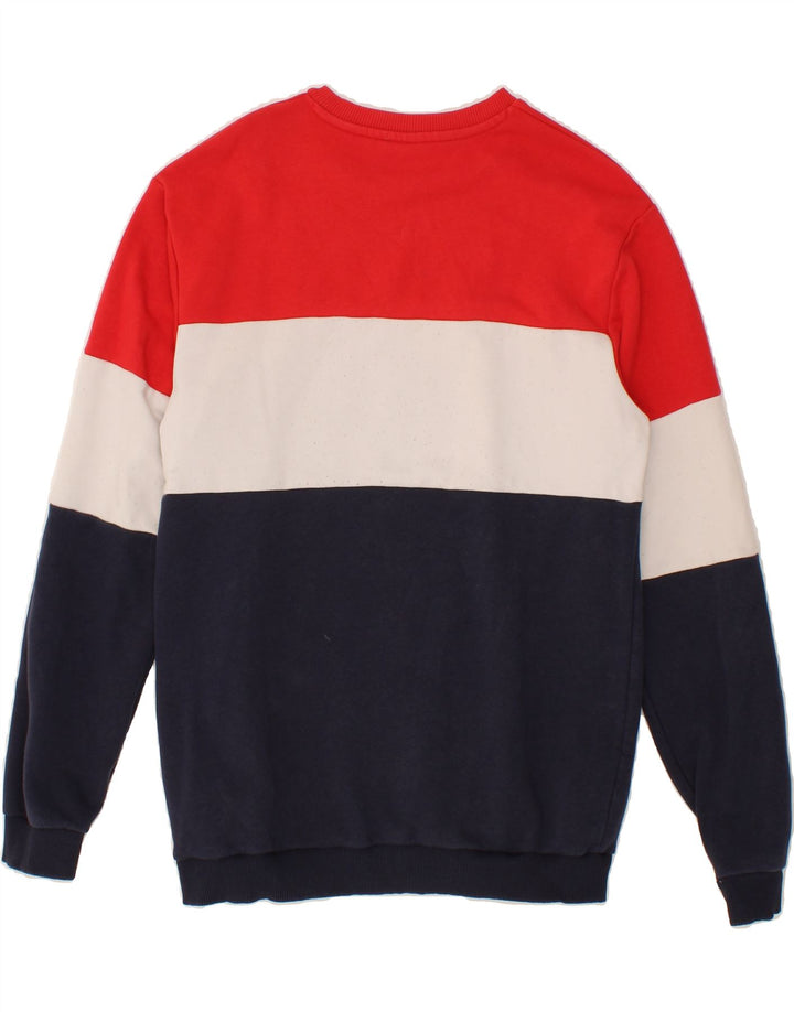 FILA Felpa grafica da uomo Maglione medio multicolore Colourblock
