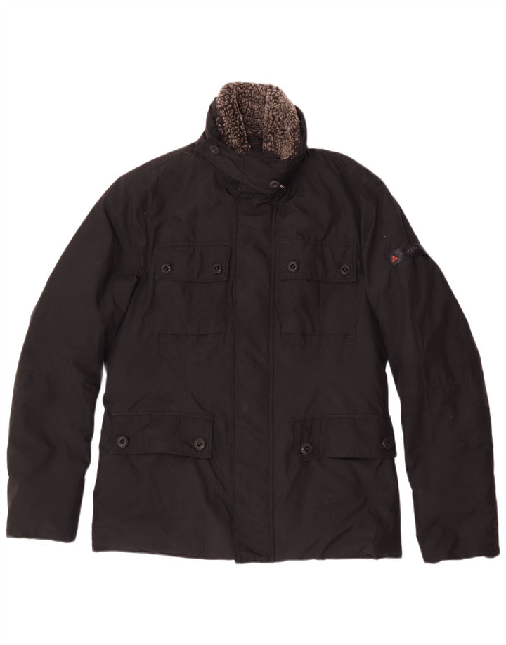 PEUTEREY Giacca imbottita da uomo UK 44 2XL Poliestere nero