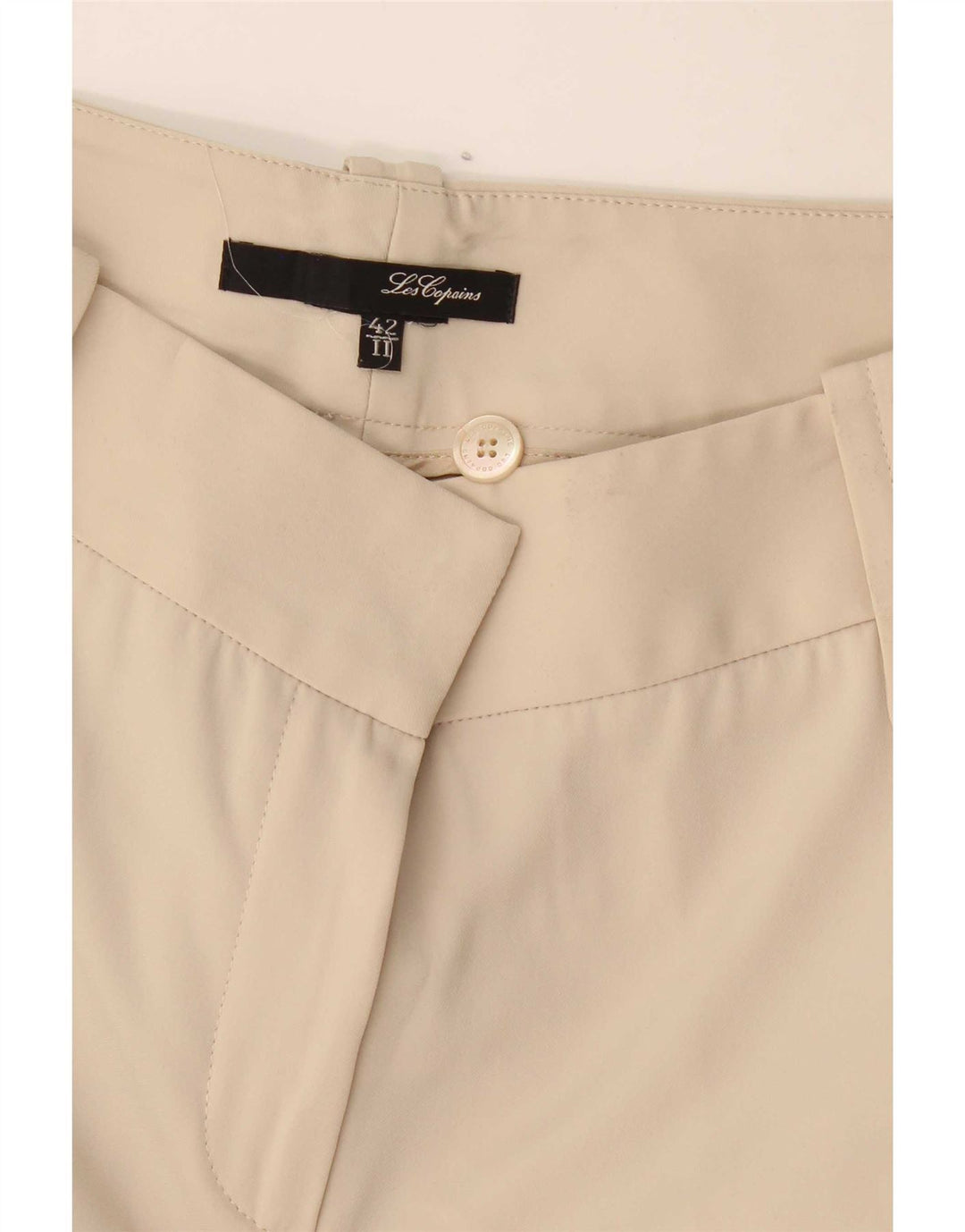 Pantaloni cargo a vita alta da donna Les Copains IT 42 Medium W32 L32 Beige