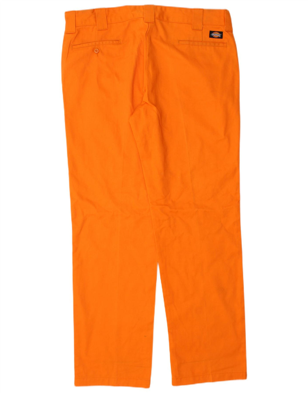 Pantaloni chino dritti slim da uomo Dickies W36 L34 poliestere arancione