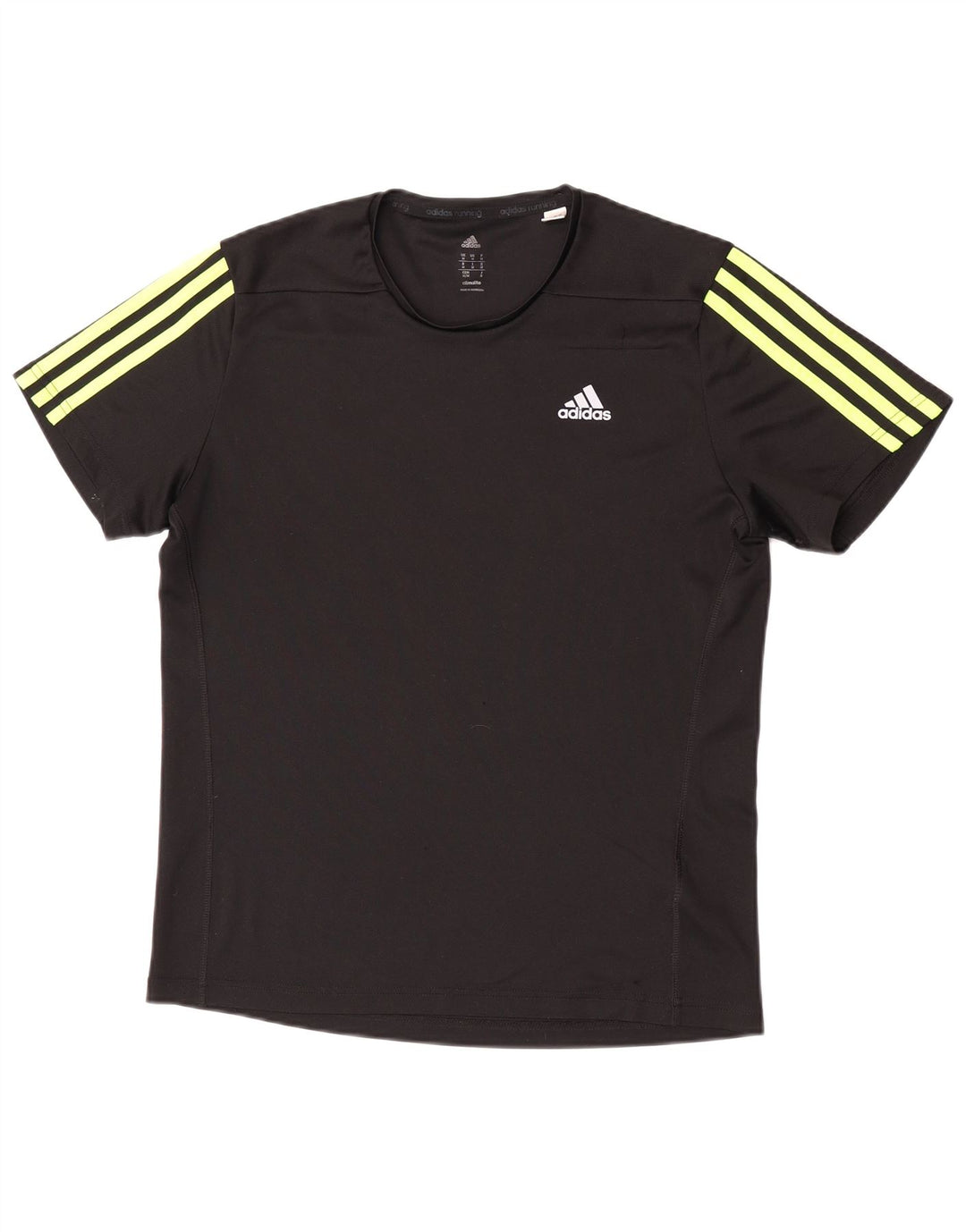 T-shirt Adidas Climalite da uomo, media, in poliestere nero