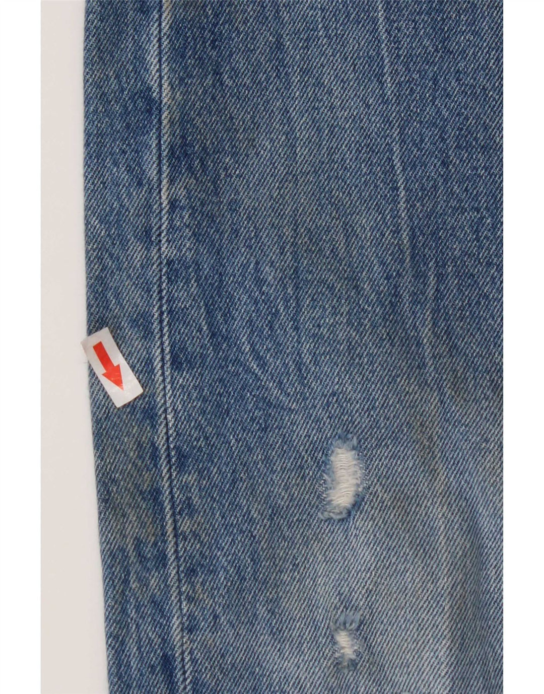 Jeans dritti effetto vissuto Levi's 501 da donna W28 L32 in cotone blu