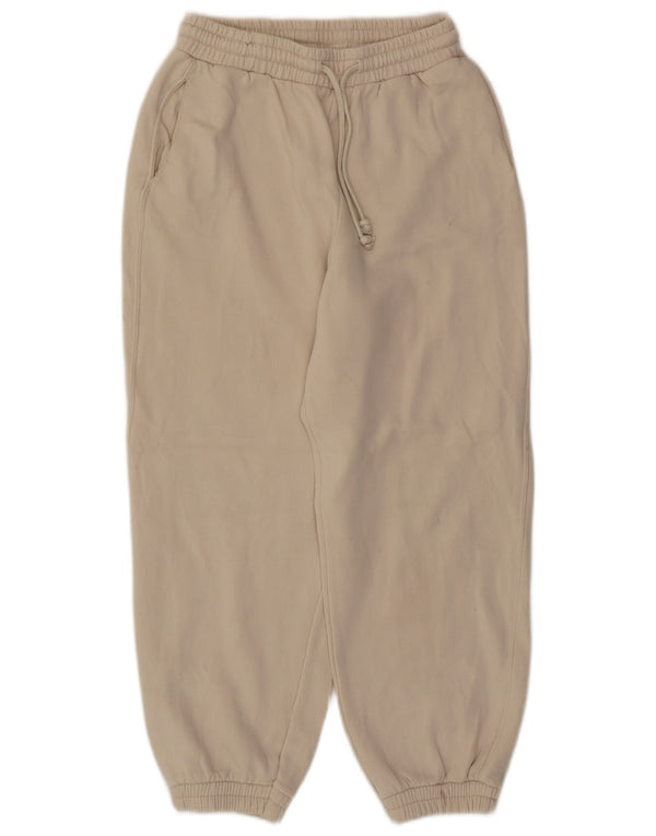 Pantaloni da tuta da donna Zara Joggers UK 12 Cotone beige medio