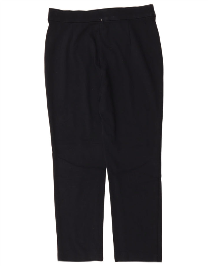 Pantaloni corti slim da donna Marks & Spencer UK 12 medi W30 L26 Blu navy