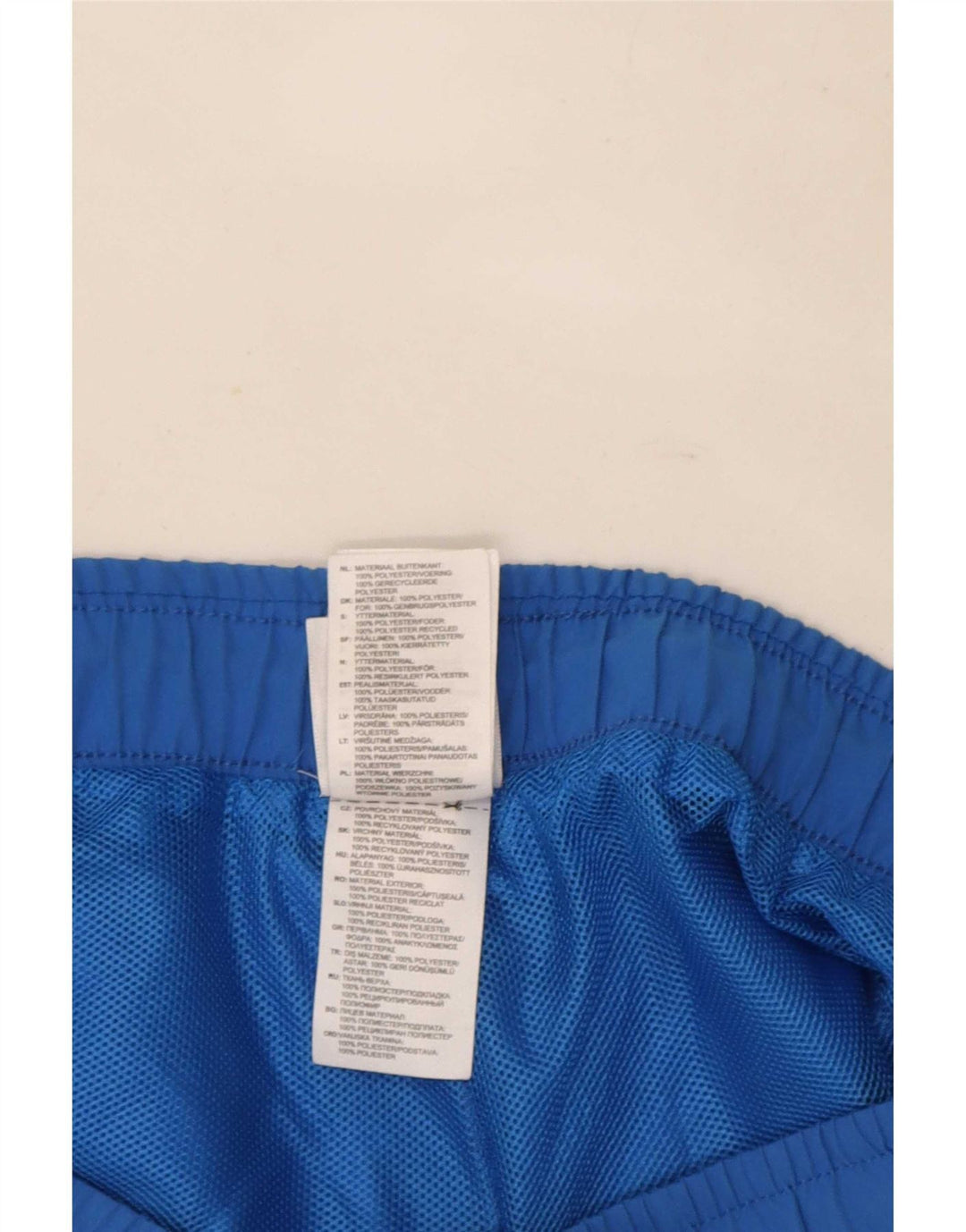 Pantaloncini sportivi Adidas Climalite da uomo grandi in poliestere blu