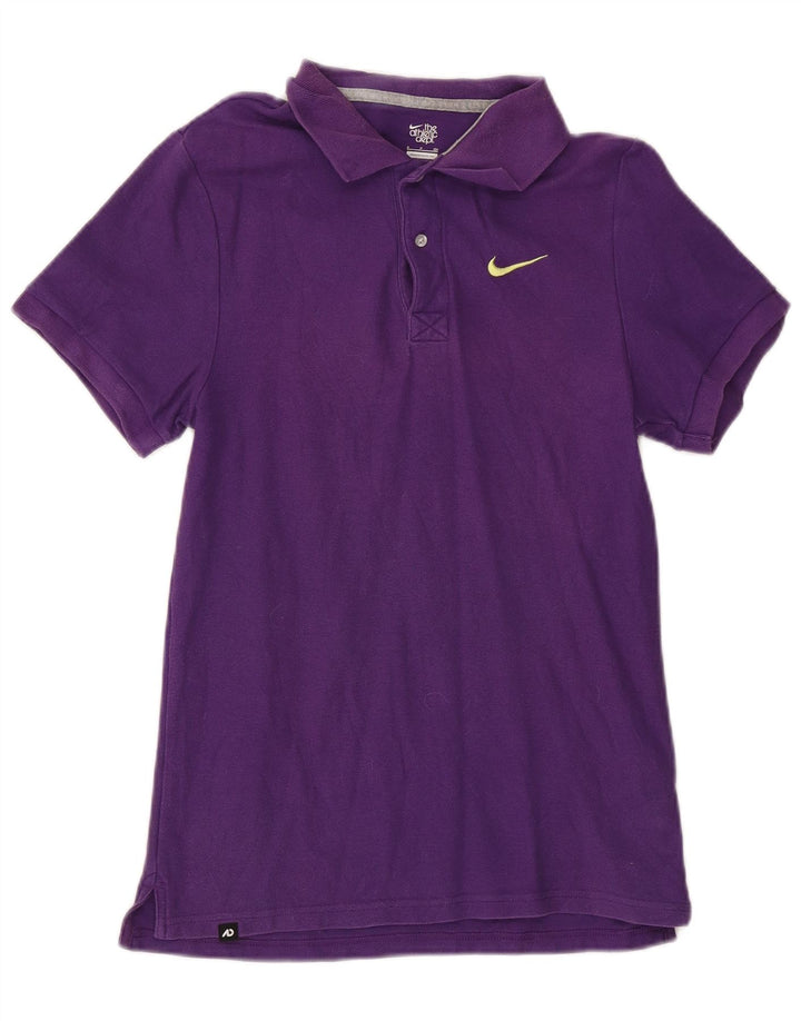 Polo NIKE da uomo piccola in cotone viola